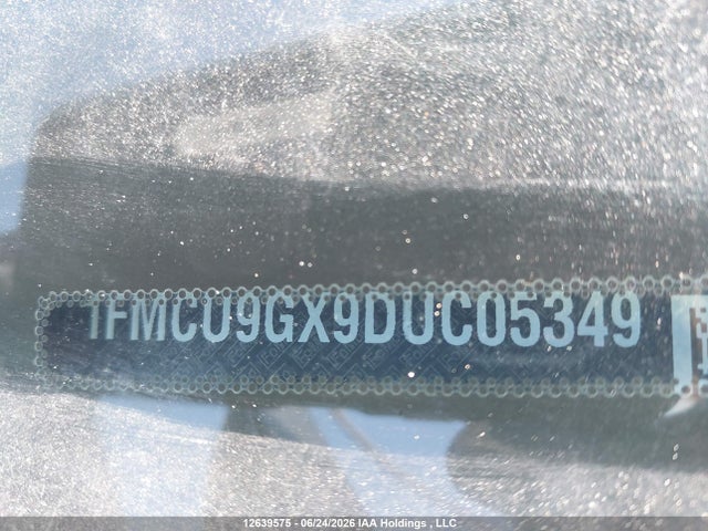 12639575 :رقم المزاد ، 1FMCU9GX9DUC05349 vin ، 2013 Ford Escape Se مزاد بيع