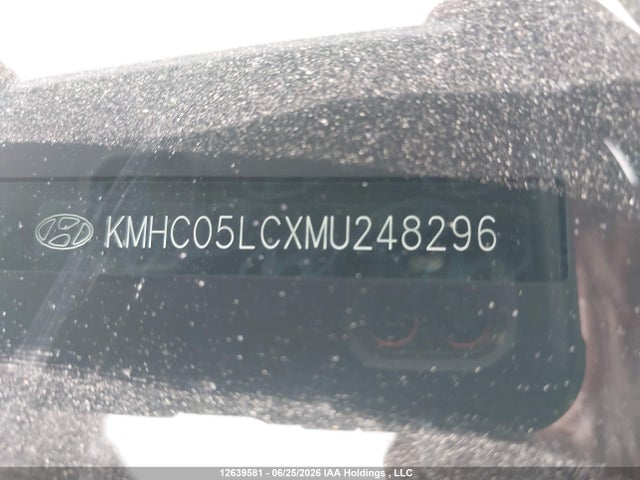 12639581 :رقم المزاد ، KMHC05LCXMU248296 vin ، 2021 Hyundai Ioniq Limited مزاد بيع