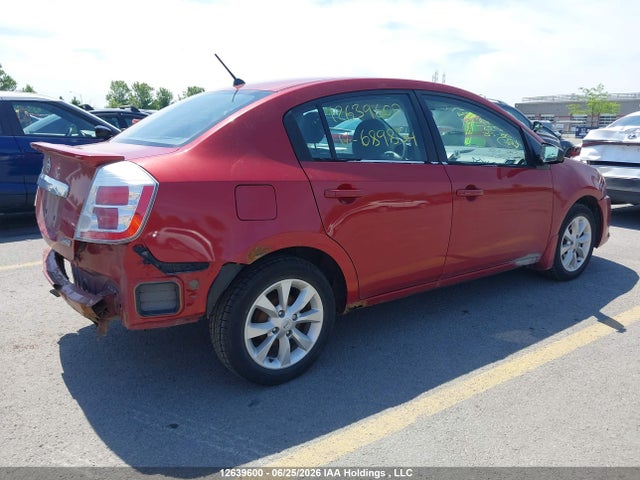 2011 Nissan Sentra 2.0 მანქანა იყიდება აუქციონზე, vin: 3N1AB6AP9BL689834, აუქციონის ნომერი: 12639600
