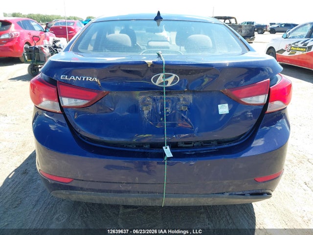12639637 :رقم المزاد ، 5NPDH4AE8EH489351 vin ، 2014 Hyundai Elantra Se/sport/limited مزاد بيع