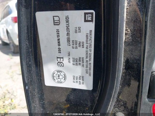 Продаж на аукціоні авто 2004 Cadillac Seville Sts, vin: 1G6KY54974U168517, номер лоту: 12639708
