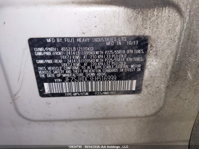 Subaru Forester 2.0xt Limited Package 2014 JF2SJHDC3EH516999 Image 9
