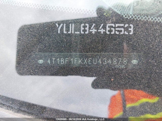 12629565 :رقم المزاد ، 4T1BF1FKXEU434878 vin ، 2014 Toyota Camry Se مزاد بيع