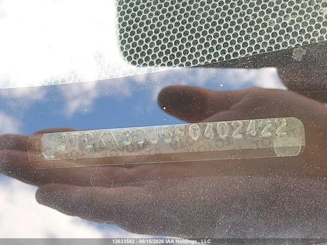 12633582 :رقم المزاد ، JTDKN3DU5F0402422 vin ، 2015 Toyota Prius مزاد بيع
