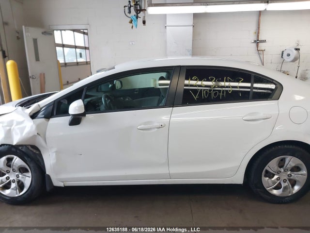 12635188 :رقم المزاد ، 2HGFB2F40DH109071 vin ، 2013 Honda Civic Lx مزاد بيع