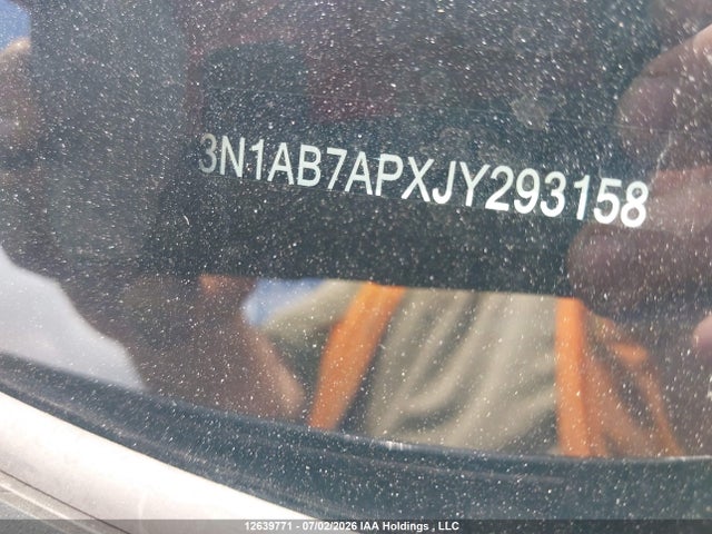 Продаж на аукціоні авто 2018 Nissan Sentra S/sv/sr/sl, vin: 3N1AB7APXJY293158, номер лоту: 12639771