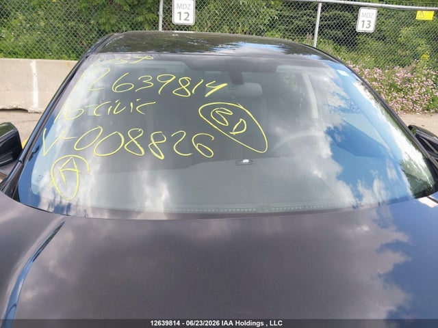 Aukcja sprzedaży 2016 Honda Civic Lx, vin: 2HGFC2F51GH008826, numer aukcji: 12639814
