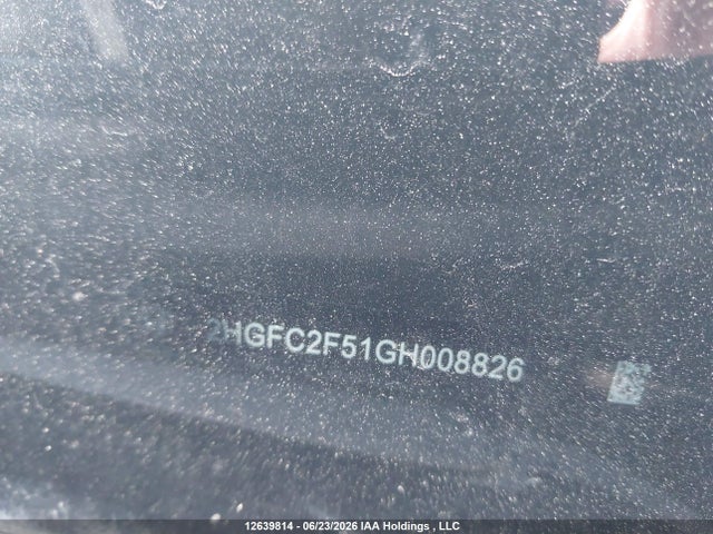 Aukcja sprzedaży 2016 Honda Civic Lx, vin: 2HGFC2F51GH008826, numer aukcji: 12639814