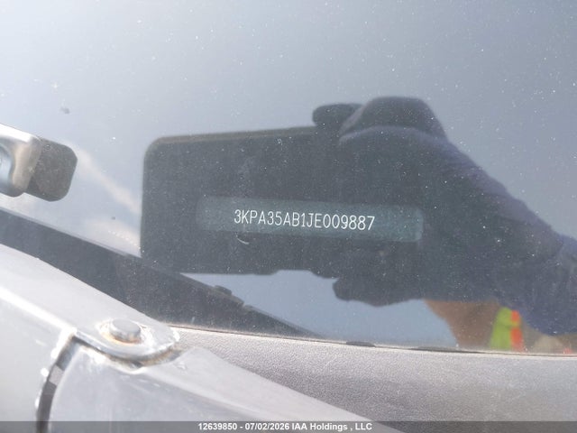 2018 Kia Rio Ex/ex Sport/ex Tech Navi მანქანა იყიდება აუქციონზე, vin: 3KPA35AB1JE009887, აუქციონის ნომერი: 12639850