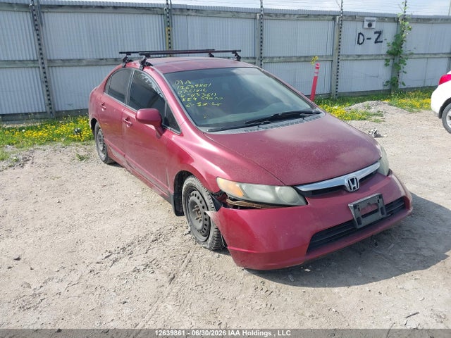 2007 Honda Civic Lx მანქანა იყიდება აუქციონზე, vin: 2HGFA16567H033611, აუქციონის ნომერი: 12639861