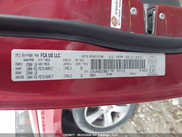 Auction sale of the 2016 Jeep Patriot Sport/north, vin: 1C4NJRAB3GD798617, lot number: 12639877