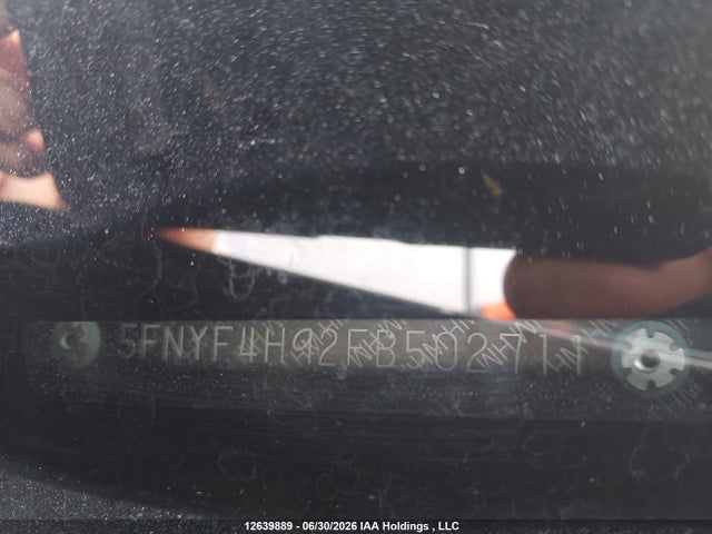 Honda Pilot Touring 2015 5FNYF4H92FB502711 Image 19