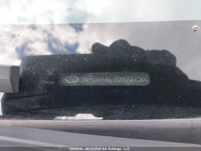 Продаж на аукціоні авто 2013 Hyundai Elantra Gl, vin: 5NPDH4AE2DH207560, номер лоту: 12635743