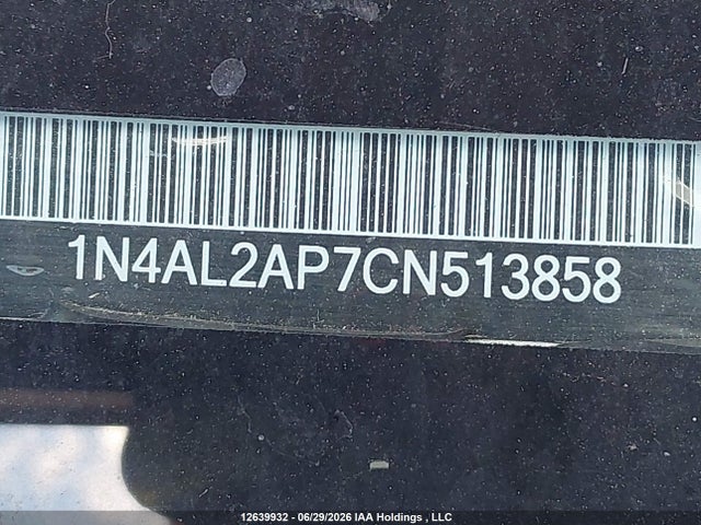 Aukcja sprzedaży 2012 Nissan Altima S, vin: 1N4AL2AP7CN513858, numer aukcji: 12639932
