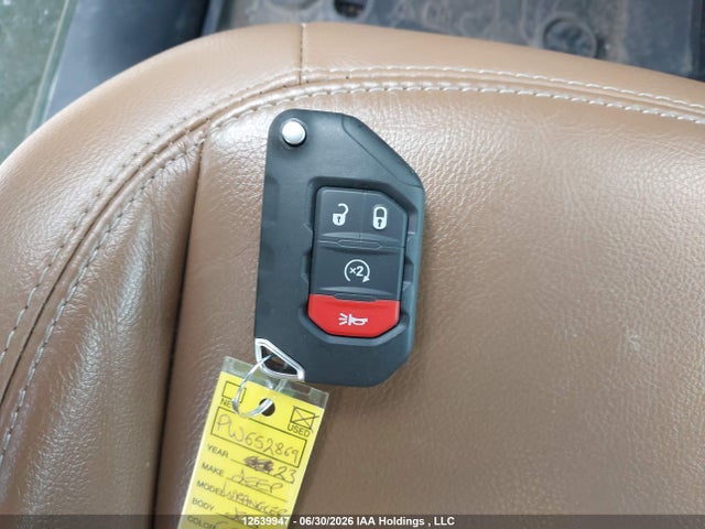 Продаж на аукціоні авто 2023 Jeep Wrangler Rubicon 4xe, vin: 1C4JJXR64PW652869, номер лоту: 12639947