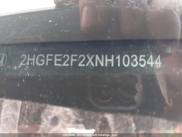 Honda Civic Lx 2022 2HGFE2F2XNH103544 Image 16
