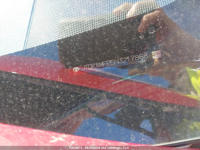 JTDKAMFP5N3217888 Toyota PRIUS PRIME