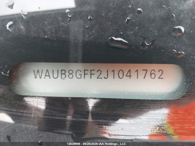 WAUB8GFF2J1041762 Audi A3 PREMIUM