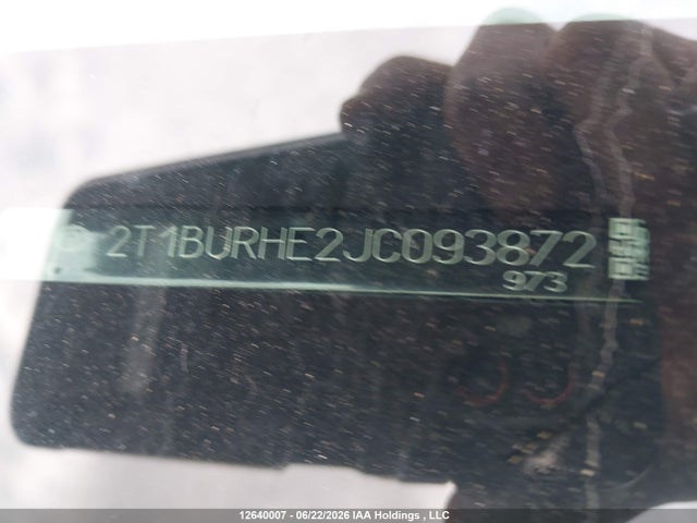 Toyota COROLLA LE 2018 2T1BURHE2JC093872 Image 19