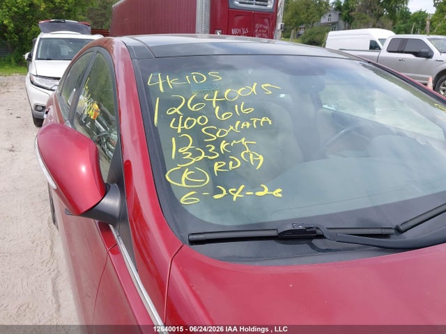 12640015 :رقم المزاد ، 5NPEC4AC4CH400616 vin ، 2012 Hyundai Sonata مزاد بيع
