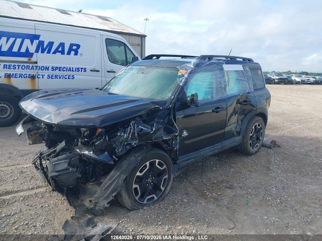 12640026 :رقم المزاد ، 3FMCR9C61NRD51221 vin ، 2022 Ford Bronco Sport Outer Banks مزاد بيع