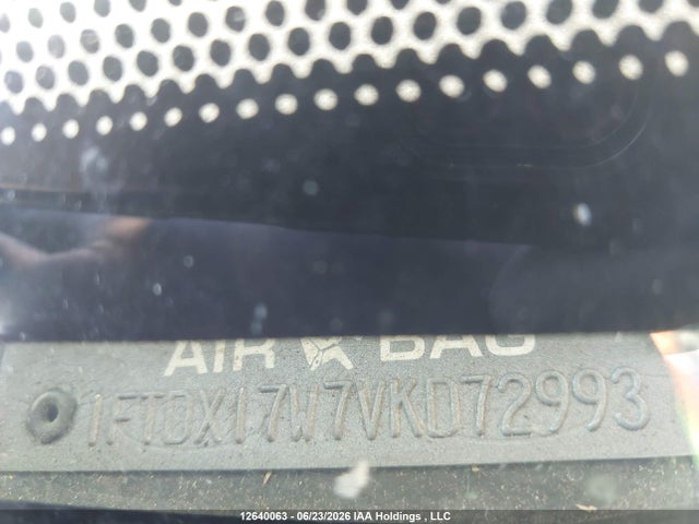 12640063 :رقم المزاد ، 1FTDX17W7VKD72993 vin ، 1997 Ford F-150 Series Lariat/standard/xl/xlt مزاد بيع