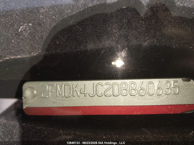2013 Ford Edge Sel მანქანა იყიდება აუქციონზე, vin: 2FMDK4JC2DBB60635, აუქციონის ნომერი: 12640133