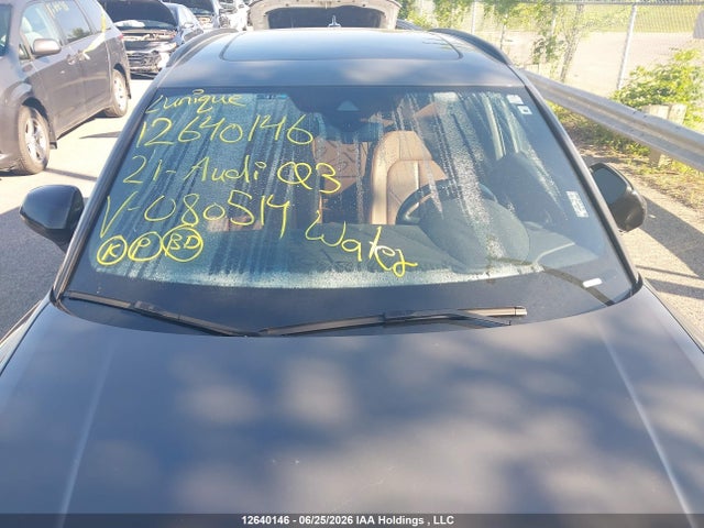 12640146 :رقم المزاد ، WA1AECF37M1080514 vin ، 2021 Audi Q3 45 Komfort مزاد بيع