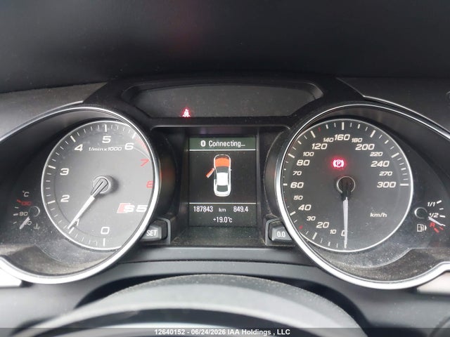 2013 Audi S5 3.0t Premium მანქანა იყიდება აუქციონზე, vin: WAURGBFRXDA001190, აუქციონის ნომერი: 12640152