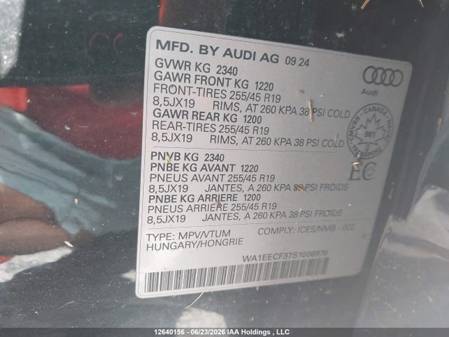 Audi Q3 45 Progressiv 2025 WA1EECF37S1006976 Image 9