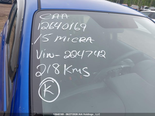 Продажа на аукционе авто 2015 Nissan Micra, vin: 3N1CK3CP0FL224742, номер лота: 12640169