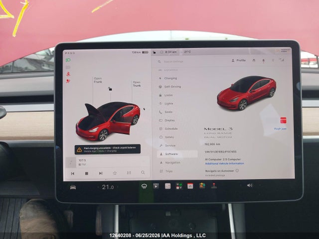 Tesla Model 3 Long Range/performance 2018 5YJ3E1EB2JF107455 Image 7
