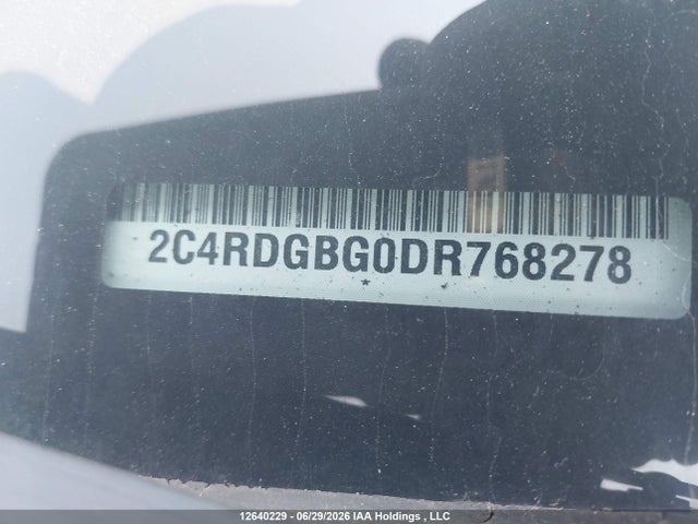 2013 Dodge Grand Caravan Se მანქანა იყიდება აუქციონზე, vin: 2C4RDGBG0DR768278, აუქციონის ნომერი: 12640229