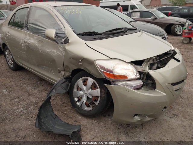 12640236 :رقم المزاد ، JTDBT923371123758 vin ، 2007 Toyota Yaris مزاد بيع