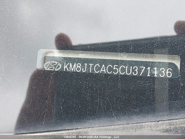 Продаж на аукціоні авто 2012 Hyundai Tucson Gl, vin: KM8JTCAC5CU371136, номер лоту: 12640250