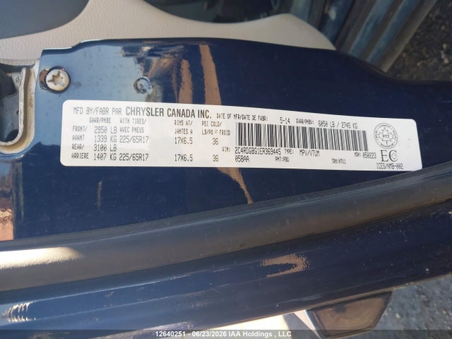 Dodge Grand Caravan 2014 2C4RDGBG1ER369445 Image 9