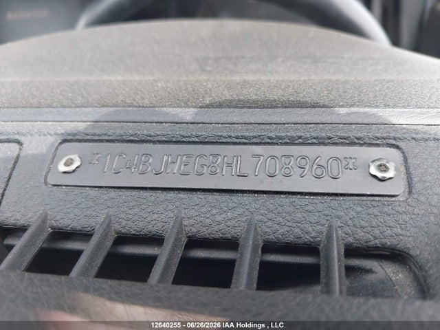 Продажа на аукционе авто 2017 Jeep Wrangler Unlimited Sahara, vin: 1C4BJWEG8HL708960, номер лота: 12640255