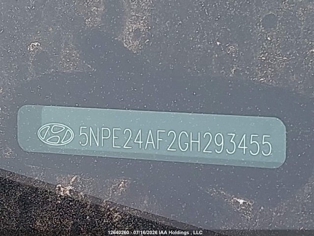 Продажа на аукционе авто 2016 Hyundai Sonata Gls, vin: 5NPE24AF2GH293455, номер лота: 12640260