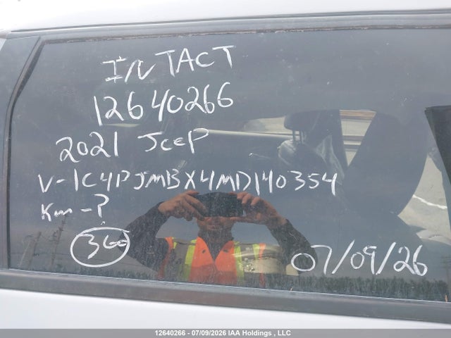 Продаж на аукціоні авто 2021 Jeep Cherokee Trailhawk, vin: 1C4PJMBX4MD140354, номер лоту: 12640266