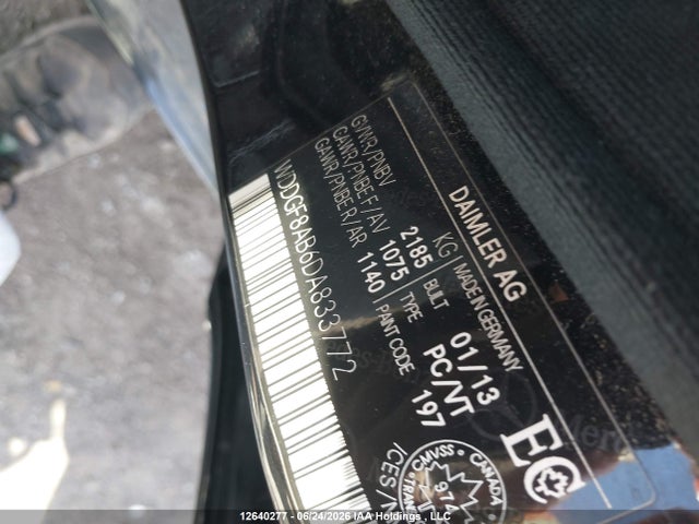 Aukcja sprzedaży 2013 Mercedes-benz C 300 4matic, vin: WDDGF8AB6DA833772, numer aukcji: 12640277