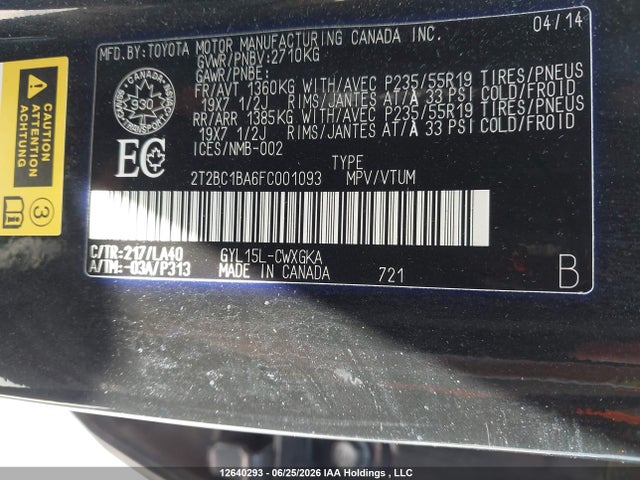 2T2BC1BA6FC001093 Lexus Rx 450h Sportdesign