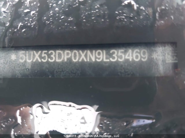 Продажа на аукционе авто 2022 Bmw X3 Xdrive30i, vin: 5UX53DP0XN9L35469, номер лота: 12640311