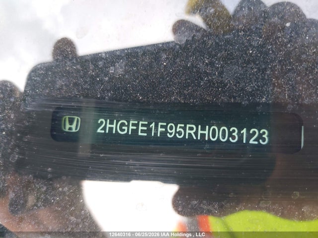 Продаж на аукціоні авто 2024 Honda Civic Touring, vin: 2HGFE1F95RH003123, номер лоту: 12640316