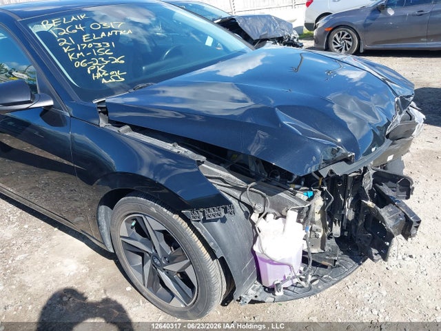 12640317 :رقم المزاد ، KMHLN4AGXMU170331 vin ، 2021 Hyundai Elantra مزاد بيع