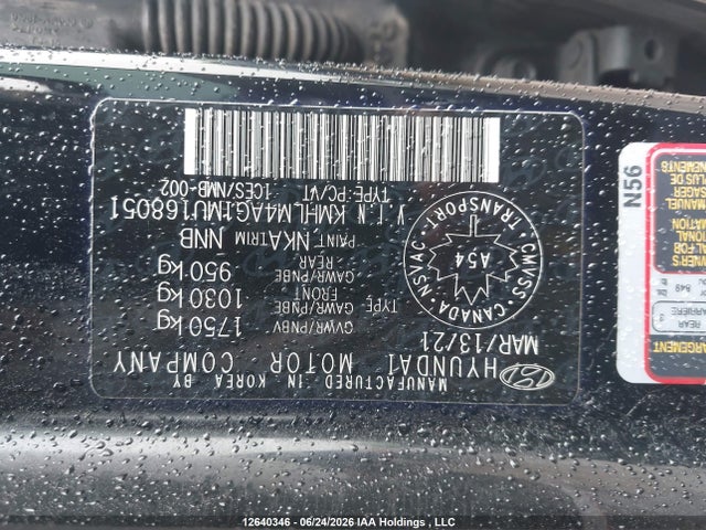 Hyundai ELANTRA SEL 2021 KMHLM4AG1MU168051 Image 9