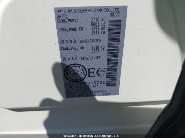 Nissan Pathfinder Sl 2023 5N1DR3CE6PC203706 Image 9