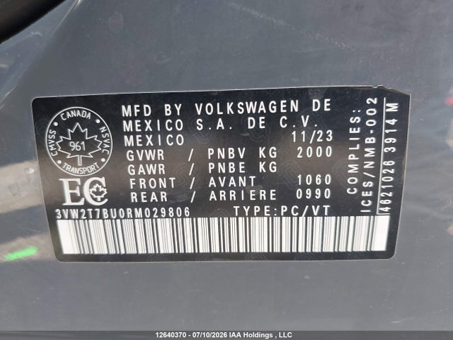 3VW2T7BU0RM029806 Volkswagen JETTA GLI