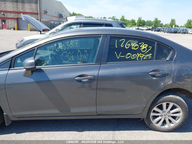 2012 Honda Civic Ex მანქანა იყიდება აუქციონზე, vin: 2HGFB2F55CH004923, აუქციონის ნომერი: 12640387