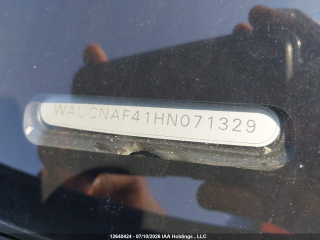 WAUCNAF41HN071329 Audi A4 Technik