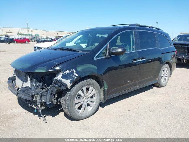 2014 Honda Odyssey Ex-l მანქანა იყიდება აუქციონზე, vin: 5FNRL5H60EB505453, აუქციონის ნომერი: 12640425